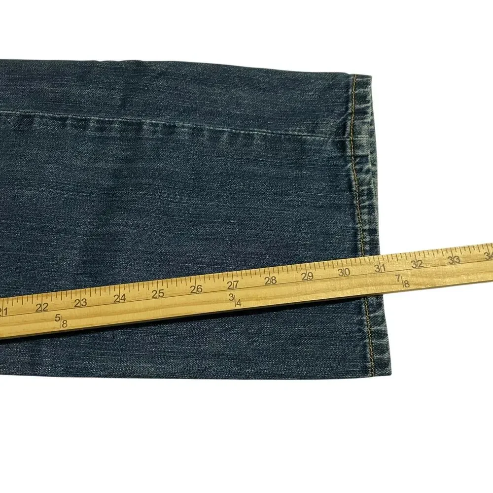 Levis 501 Jeans Size 38 Blue Regular Straight Leg Button Fly Medium Wash Denim
